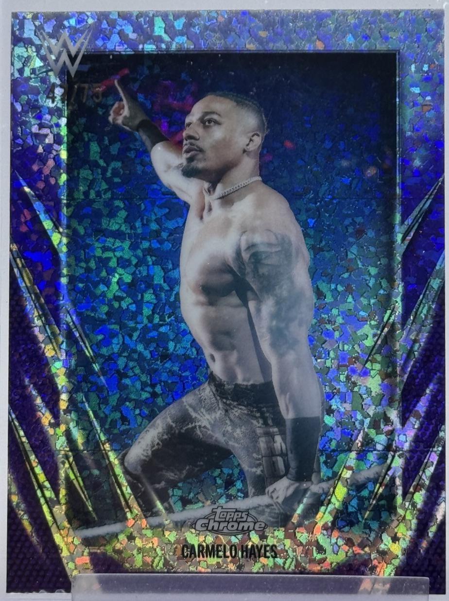 Carmelo Hayes [Purple Mini Diamond Refractor] #70