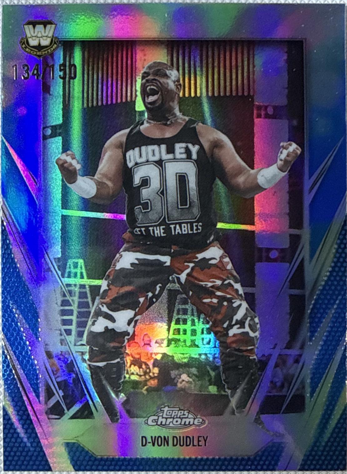 D-Von Dudley [Blue Refractor] #198