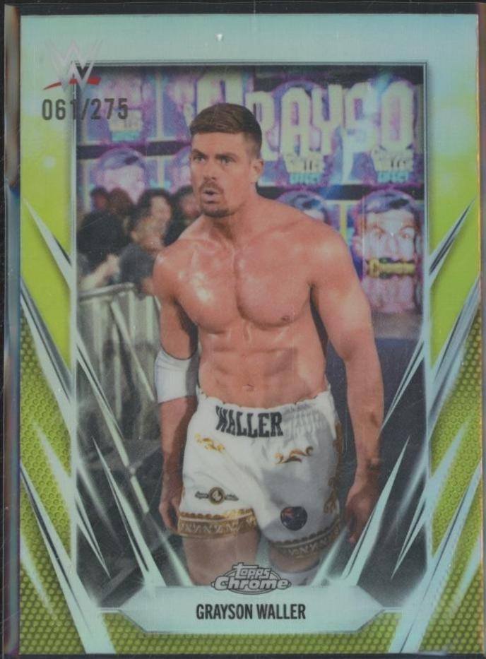 Grayson Waller [Yellow Refractor] #137