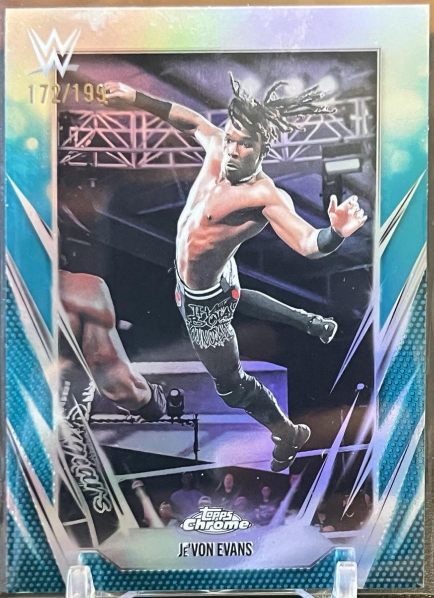 Je'Von Evans [Aqua Refractor] #186