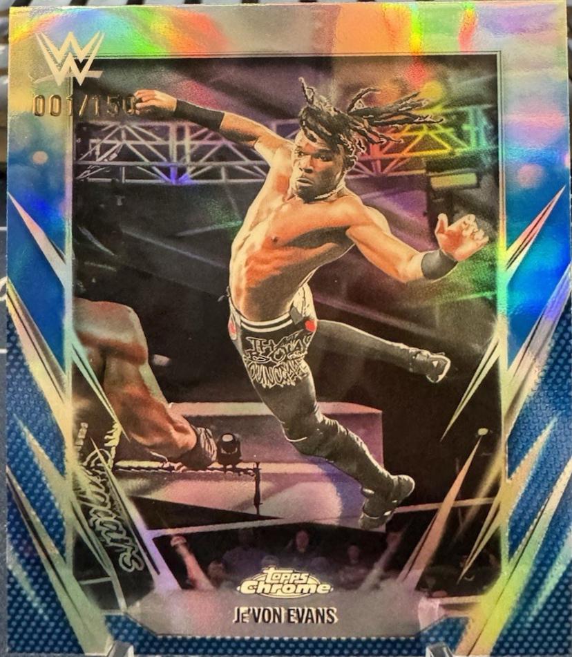 Je'Von Evans [Blue Refractor] #186