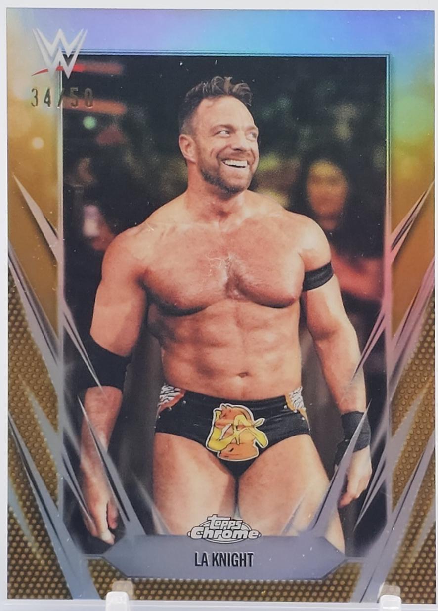 LA Knight [Gold Refractor] #87