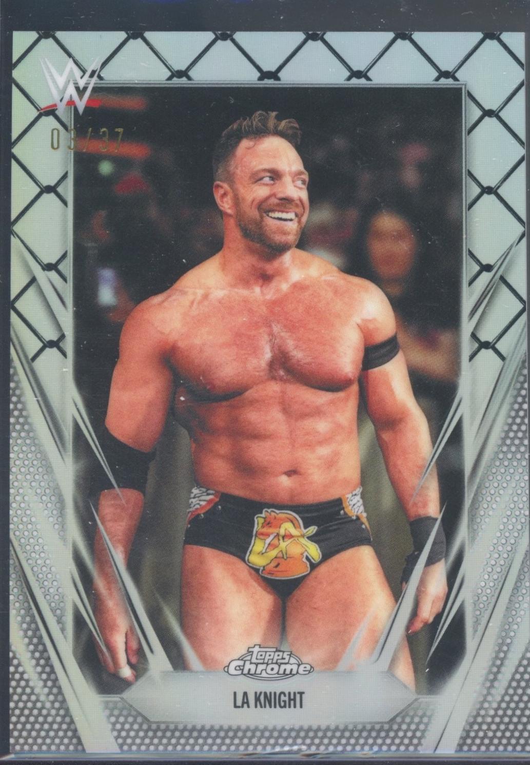 LA Knight [Steel Cage Refractor] #87