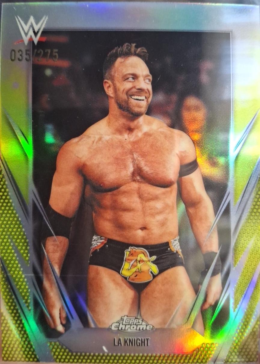 LA Knight [Yellow Refractor] #87