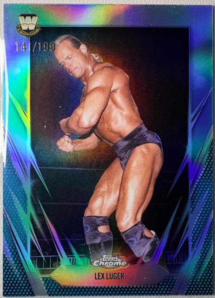 Lex Luger [Aqua Refractor] #125