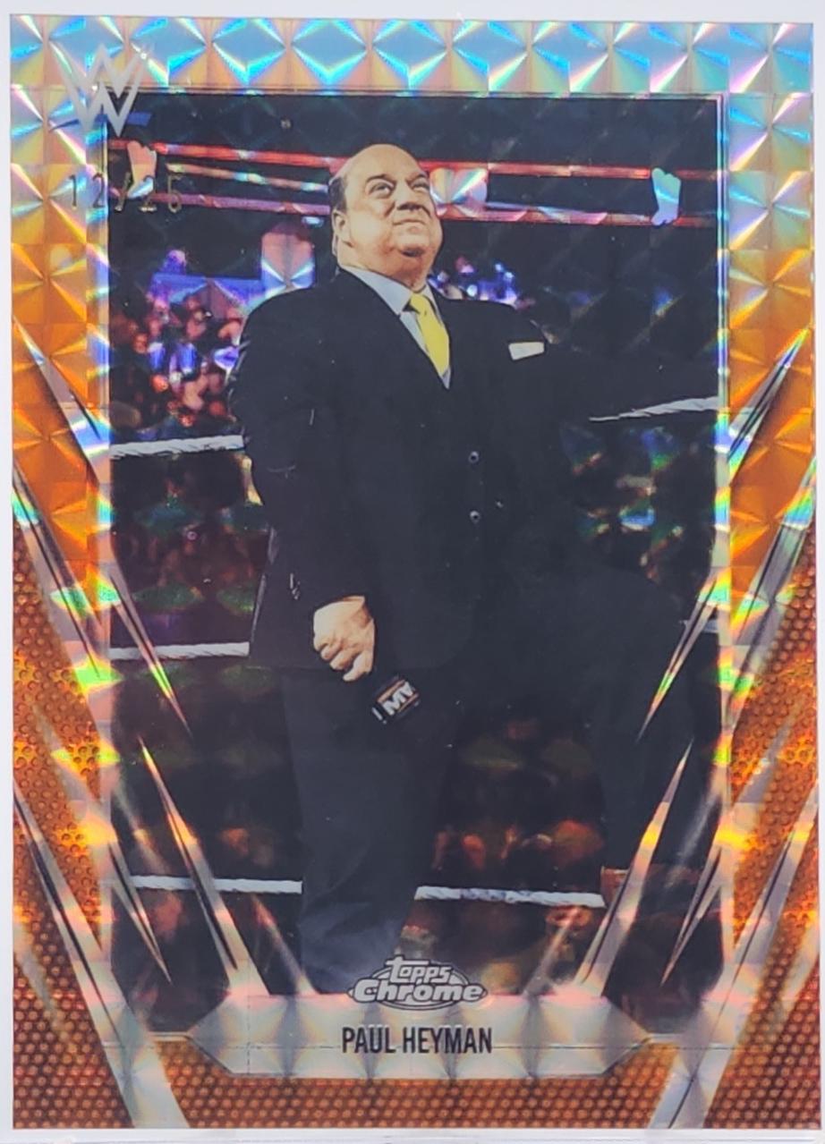 Paul Heyman [Orange Geometric] #44