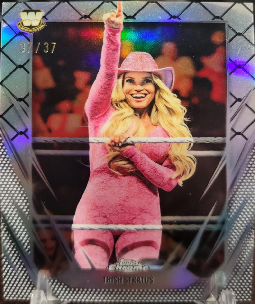 Trish Stratus [Steel Cage Refractor] #115