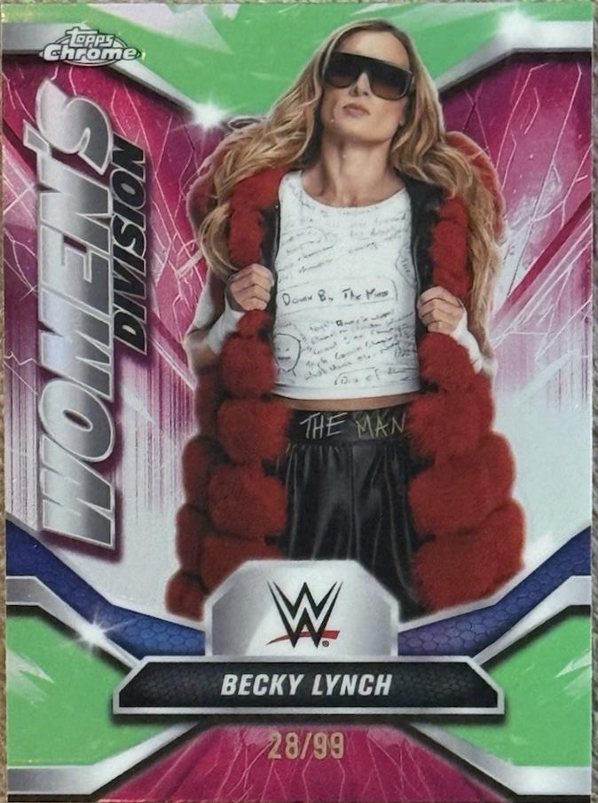 Becky Lynch [Green Refractor] #WDV-9