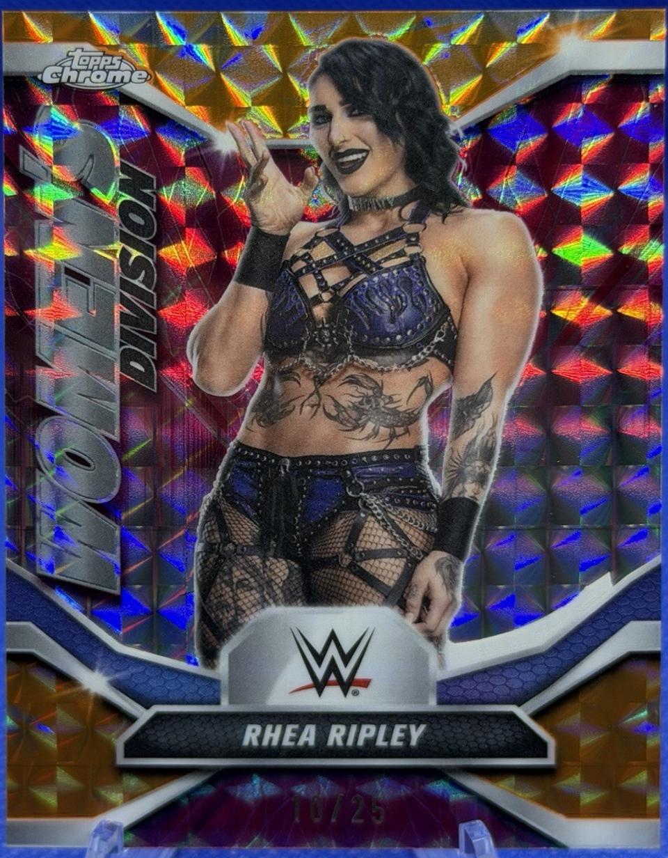 Rhea Ripley [Orange Geometric Refractor] #WDV-36