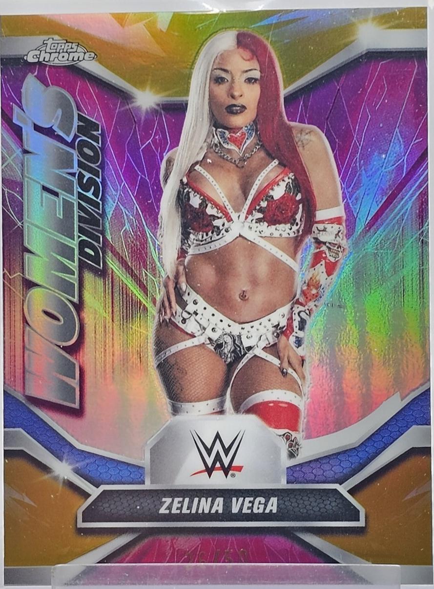 Zelina Vega [Gold Refractor] #WDV-40
