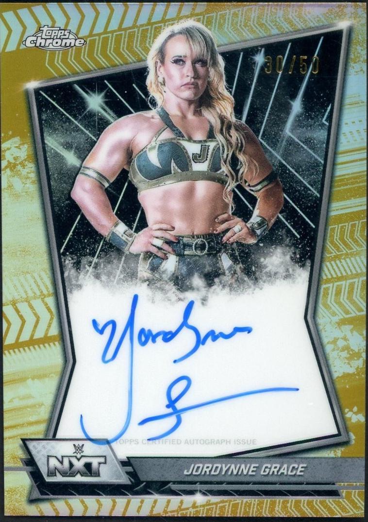 Jordynne Grace [Gold Refractor] #NXT-JOR