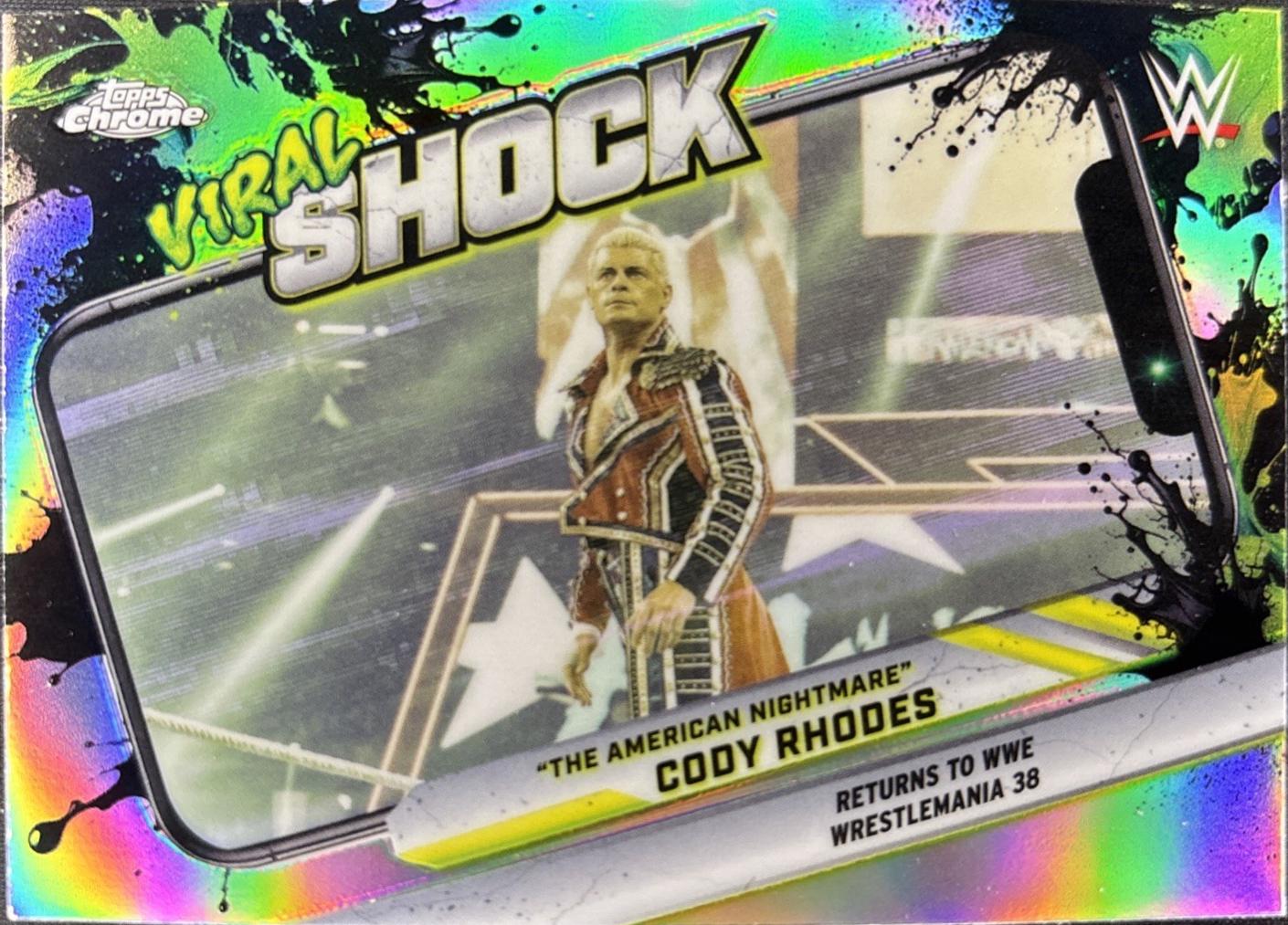 The American Nightmare Cody Rhodes [Refractor] #VIR-3