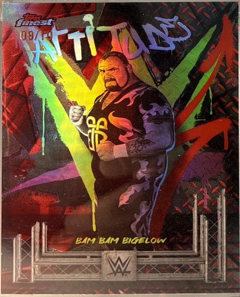 Bam Bam Bigelow [Red Black Vapor Refractor] #298