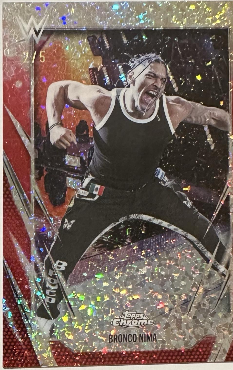 Bronco Nima [Red Mini Diamond Refractor] #103