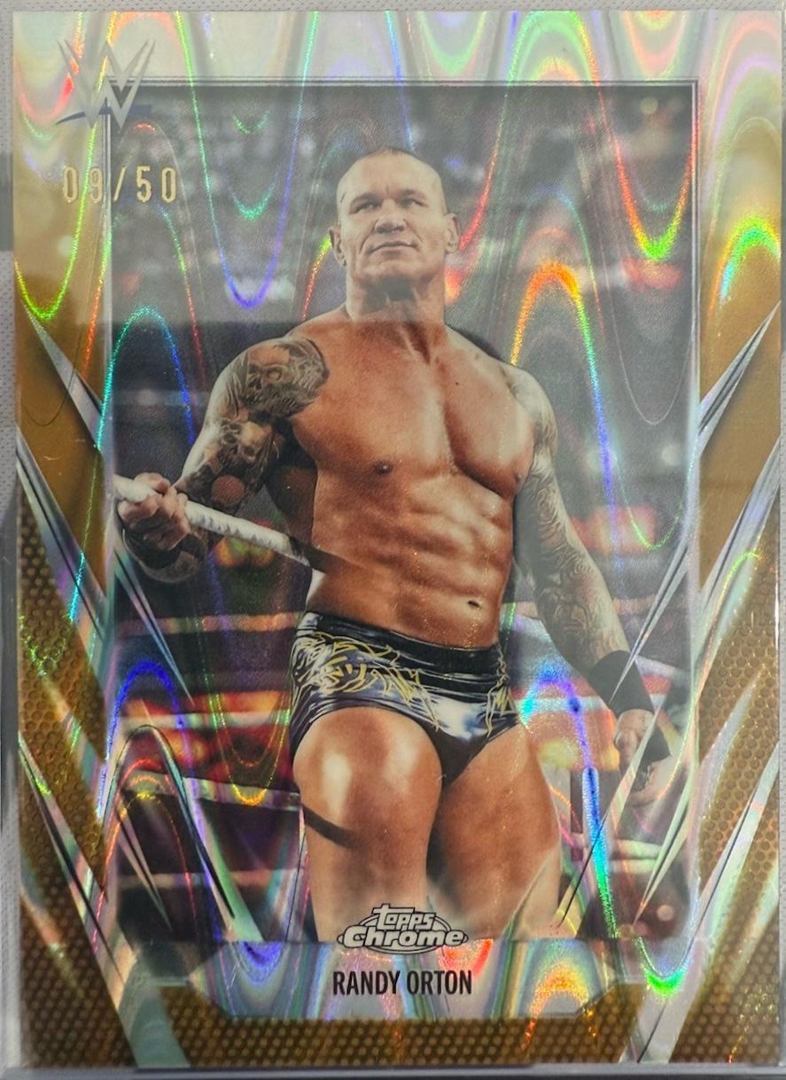 Randy Orton [Gold RayWave Refractor] #72