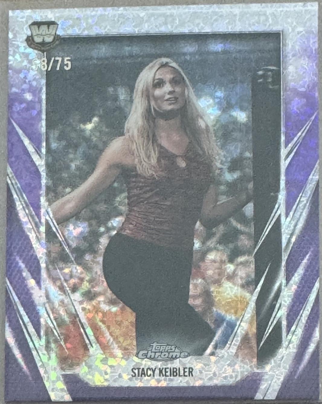 Stacy Keibler [Purple Mini Diamond Refractor] #121