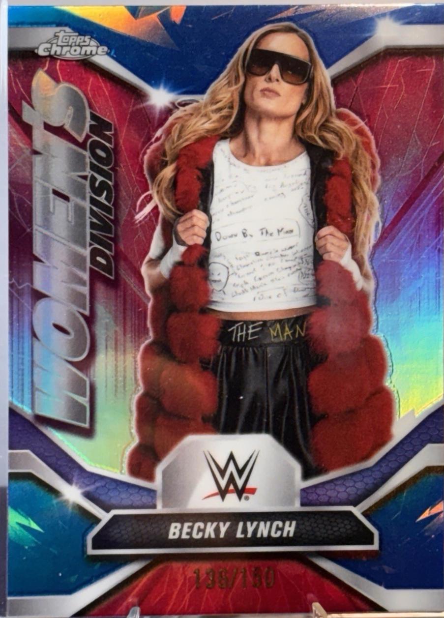 Becky Lynch [Blue Refractor] #WDV-9