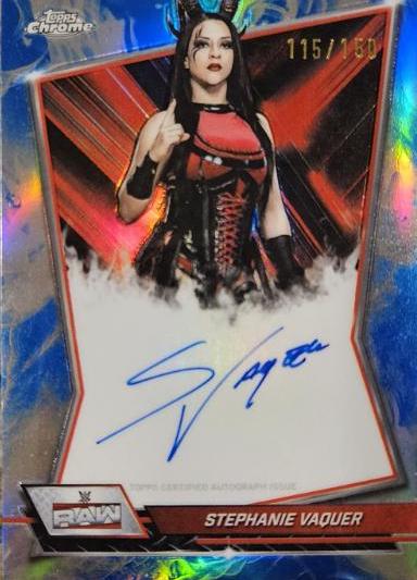 Stephanie Vaquer [Blue Refractor] #RBA-STE