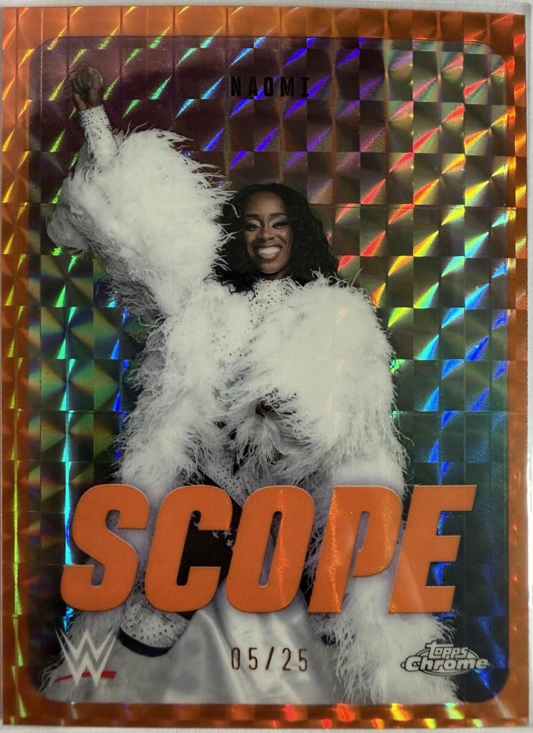 Naomi [Orange Geometric Refractor] #SCO-39