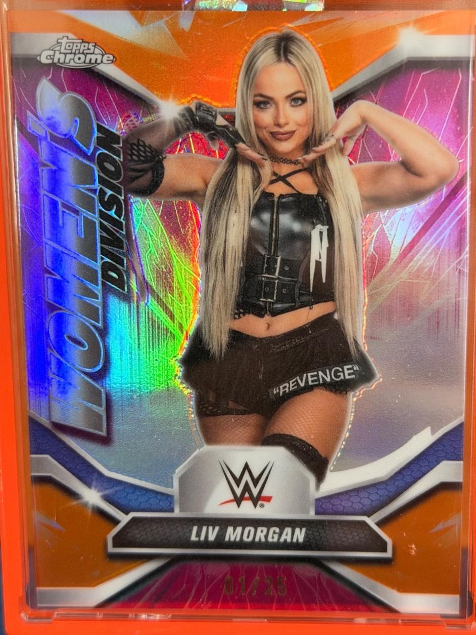 Liv Morgan [Orange Refractor] #WDV-10