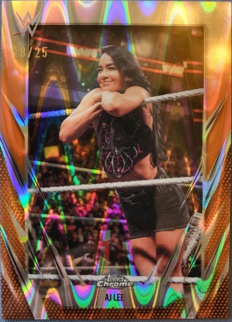 AJ Lee [Orange Refractor] #105