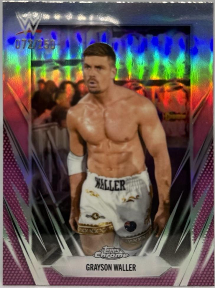 Grayson Waller [Pink Refractor] #137