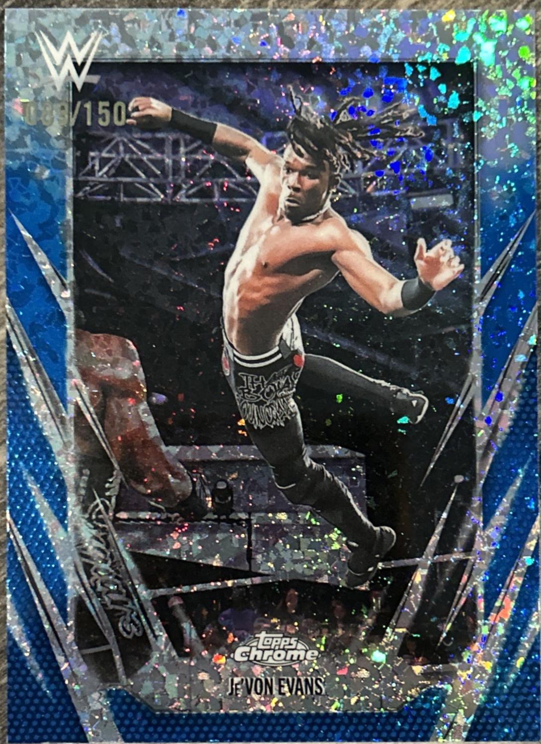 Je'Von Evans [Blue Mini Diamond Refractor] #186