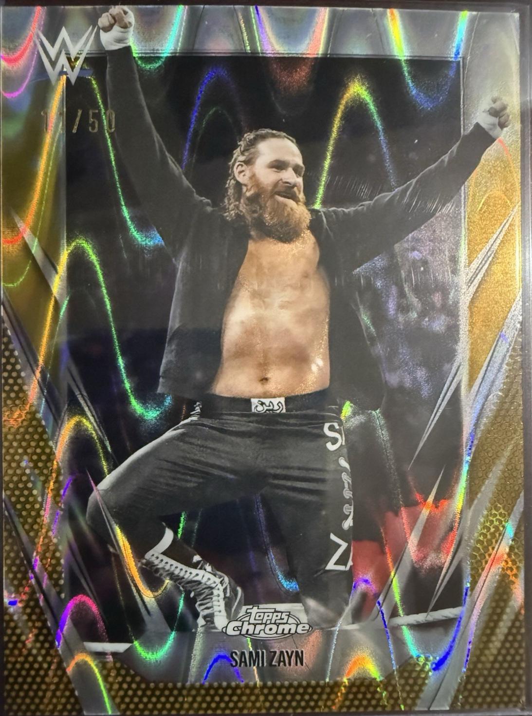 Sami Zayn [Gold RayWave Refractor] #67