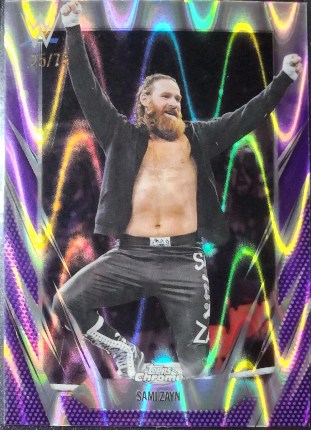Sami Zayn [Purple RayWave Refractor] #67