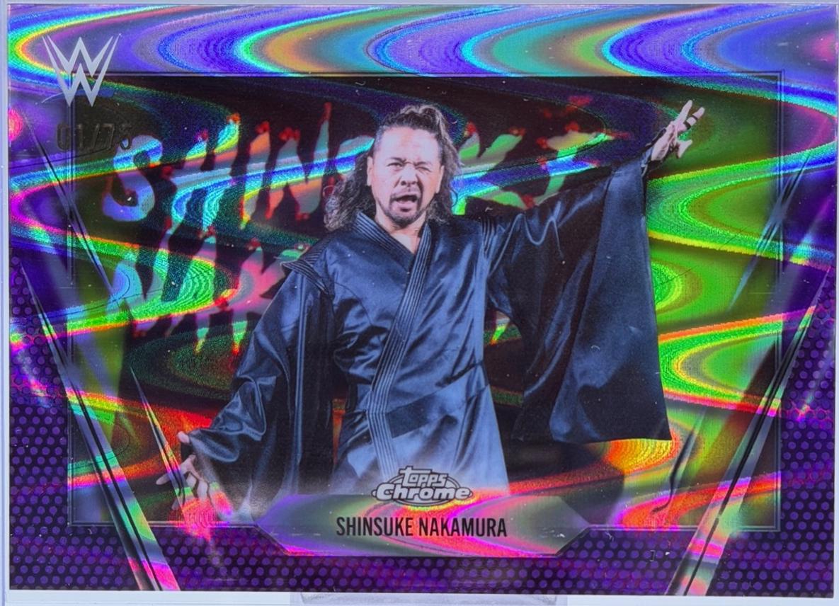 Shinsuke Nakamura [Purple RayWave Refractor] #36