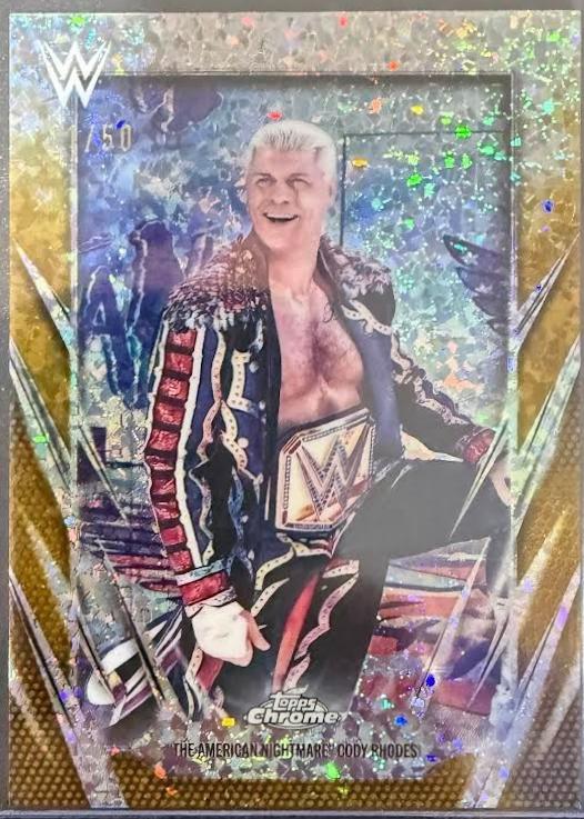 The American Nightmare Cody Rhodes [Gold Mini Diamond Refractor] #21