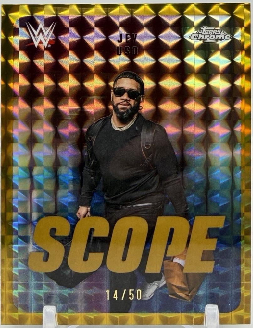 Jey Uso [Gold Geometric Refractor] #SCO-8
