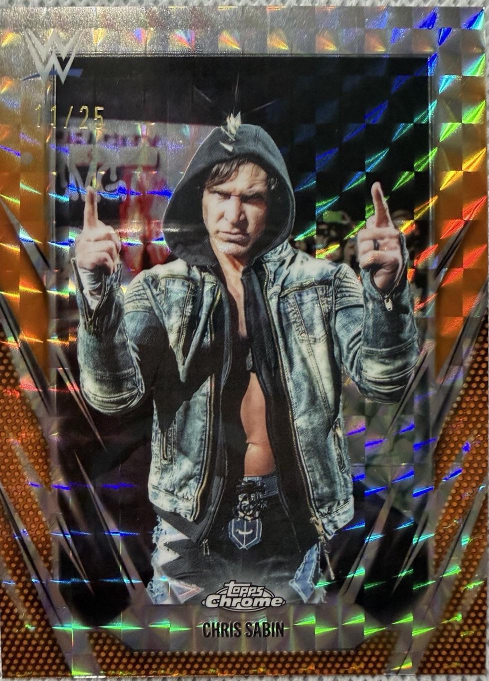 Chris Sabin [Orange Geometric] #124