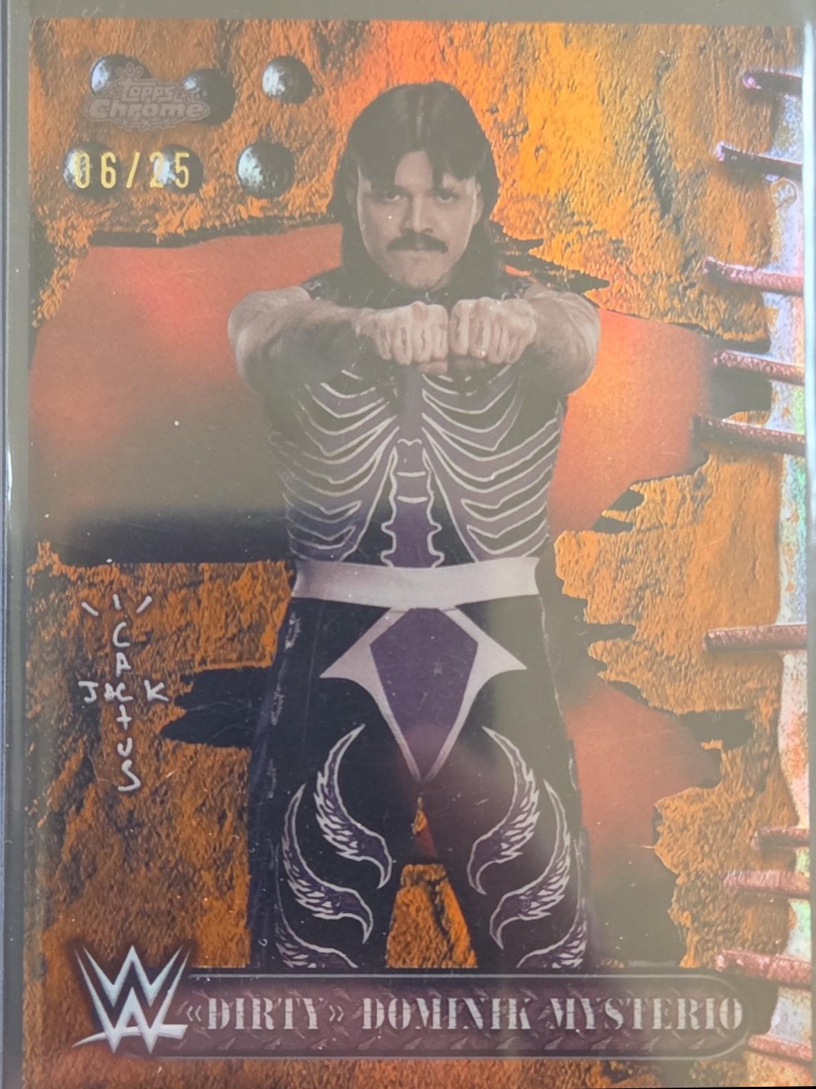 Dirty Dominik Mysterio [Orange Refractor] #56