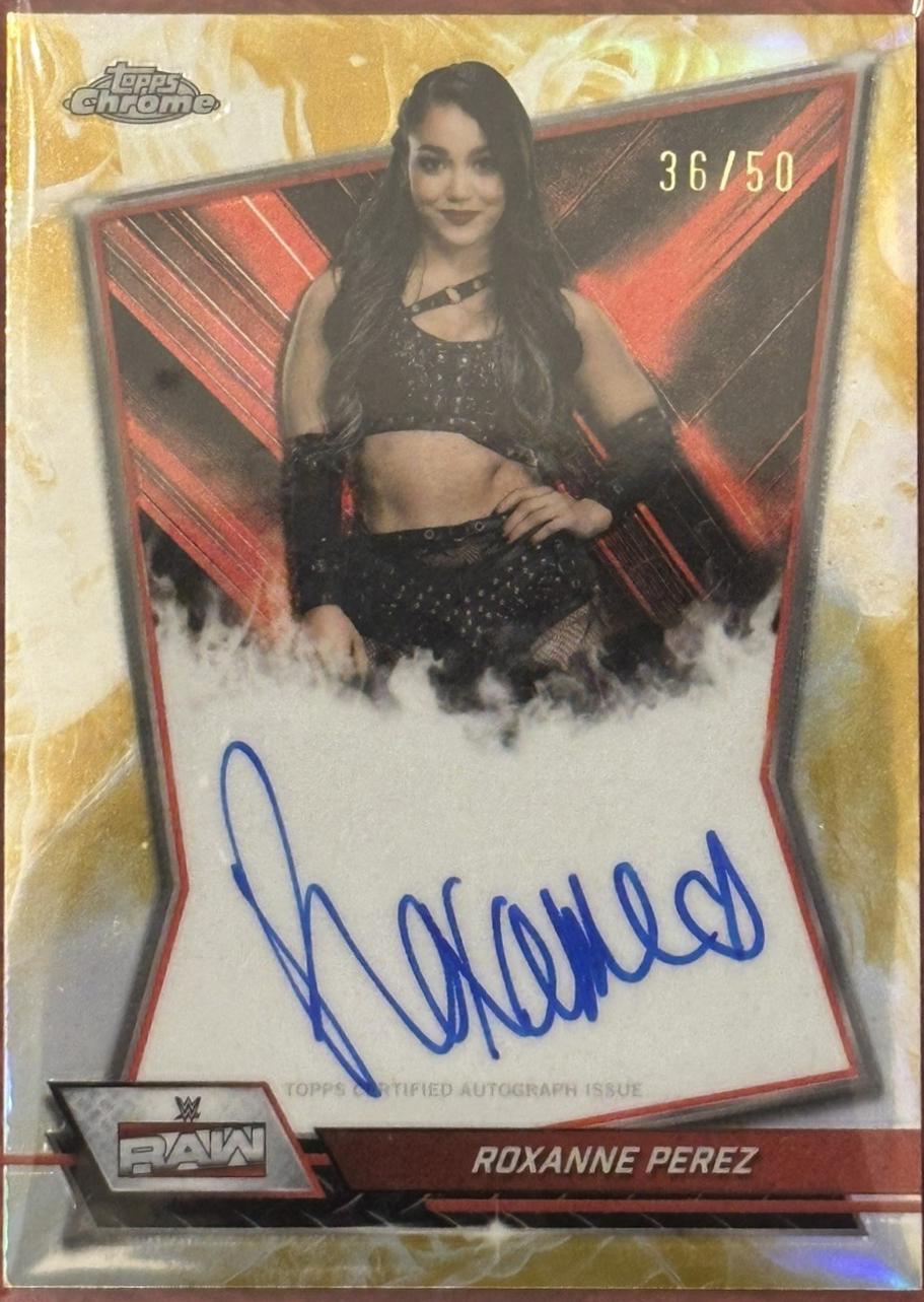 Roxanne Perez [Gold Refractor] #RBA-ROX