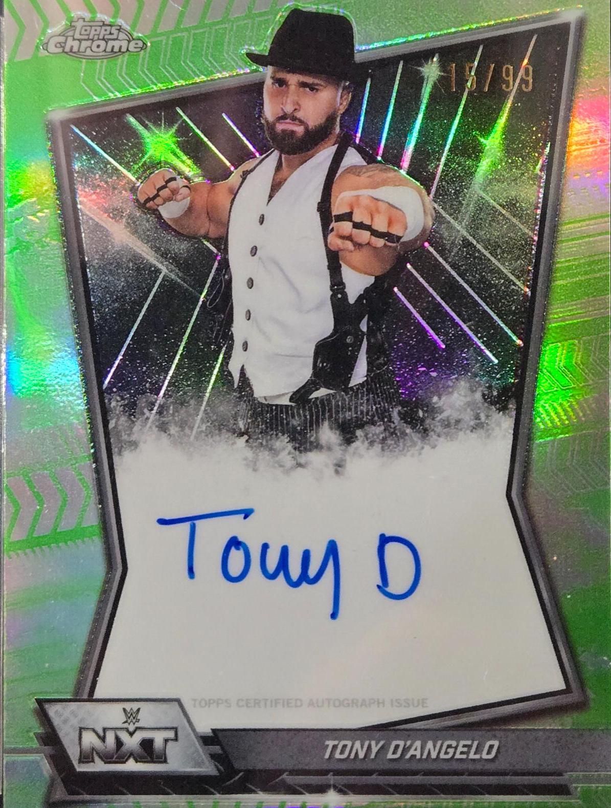 Tony D'Angelo [Green Refractor] #NXT-TON