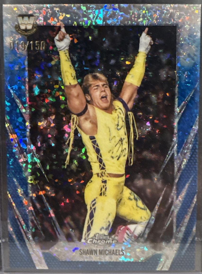 Shawn Michaels [Blue Mini Diamond Refractor] #59