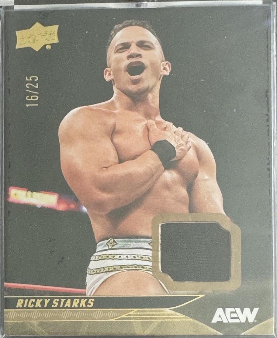 Ricky Starks [Gold Memorabilia Red] #46