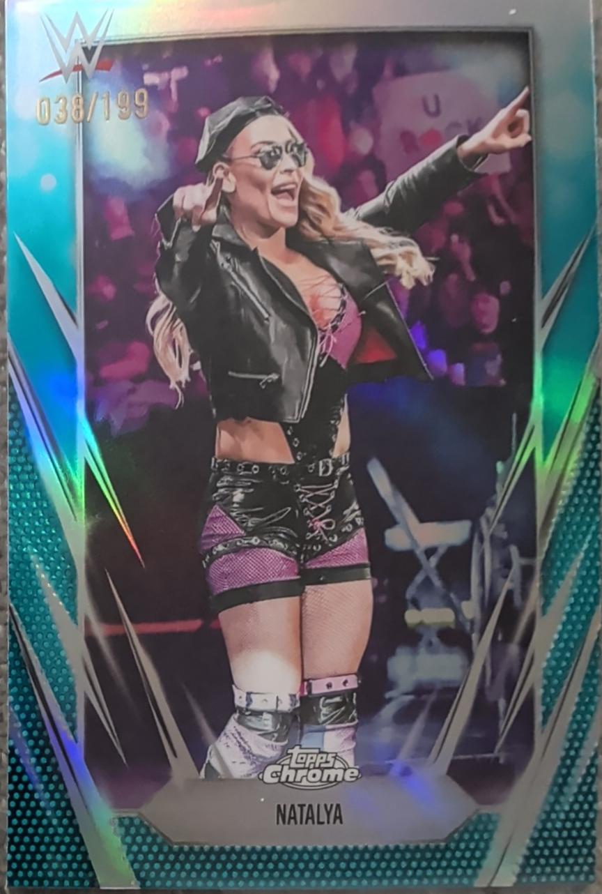 Natalya [Aqua Refractor] #129