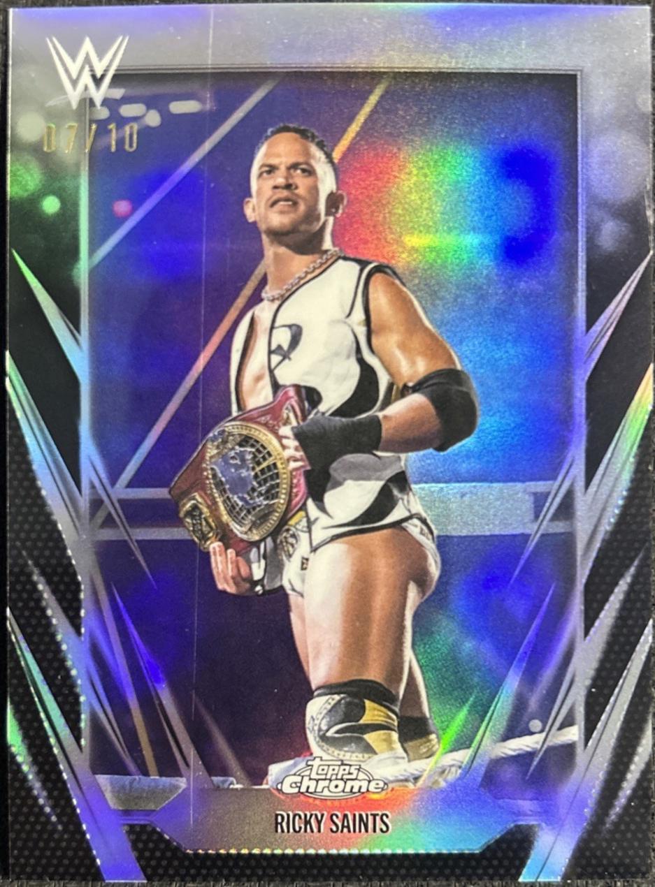 Ricky Saints [Black Refractor] #94