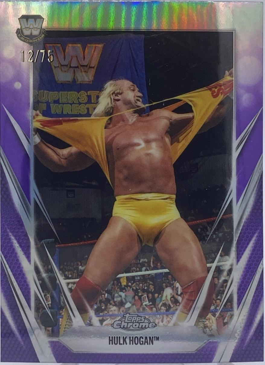 Hulk Hogan [Purple Refractor] #25