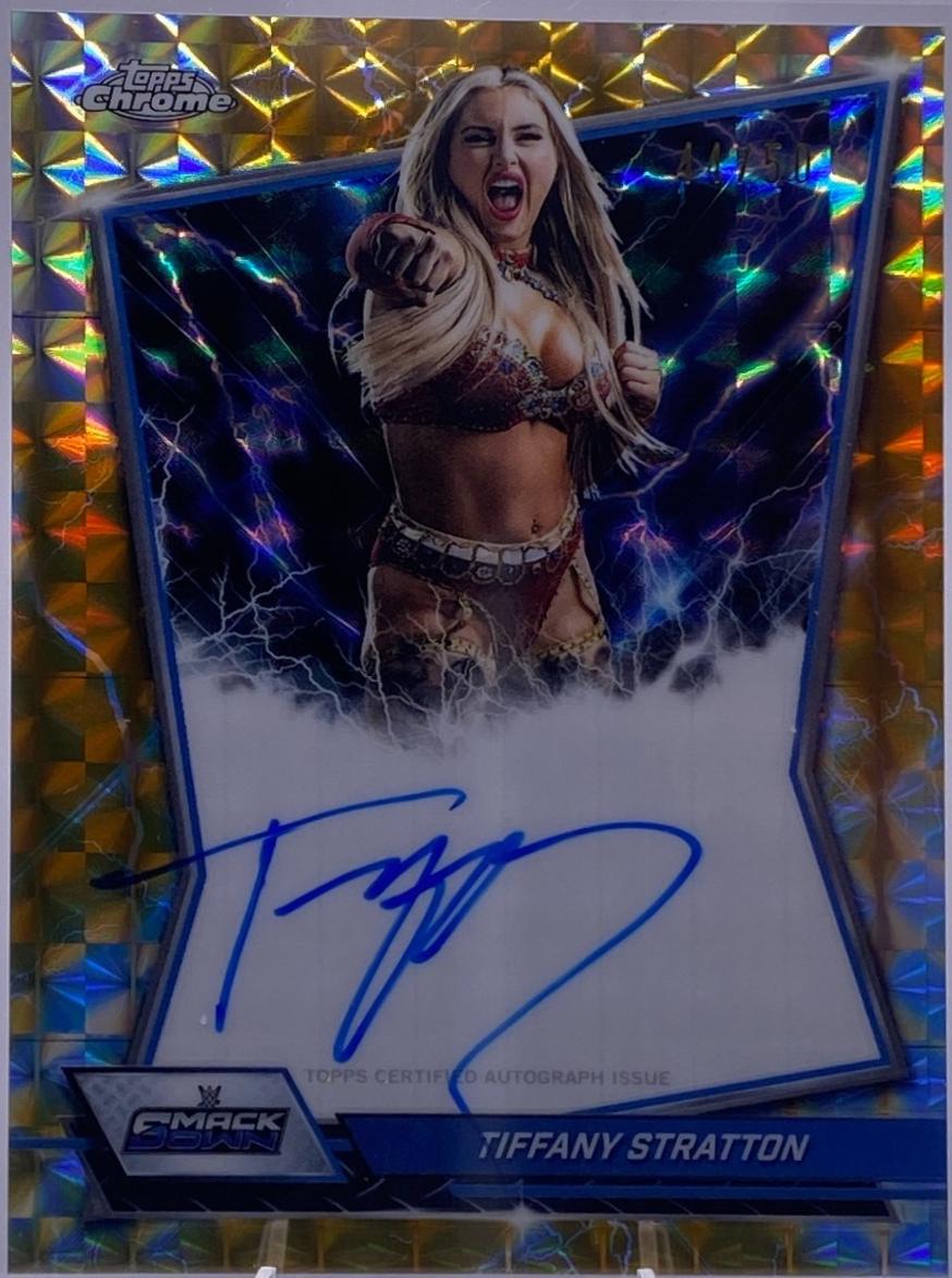 Tiffany Stratton [Gold Geometric Refractor] #BBA-TIF