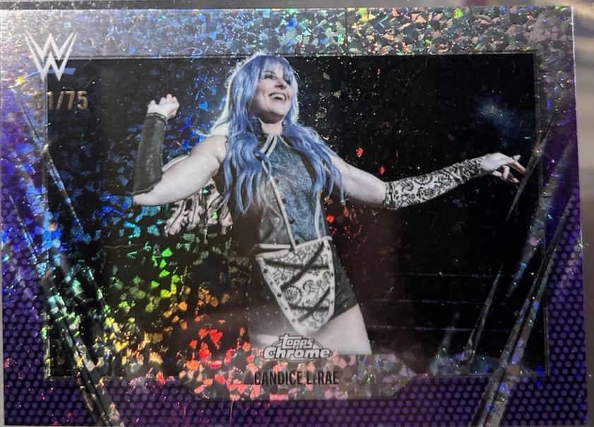 Candice LeRae [Purple Mini Diamond Refractor] #90