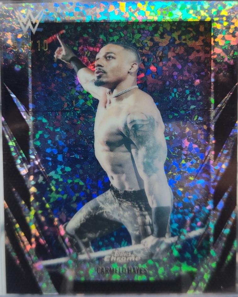 Carmelo Hayes [Black Mini Diamond Refractor] #70