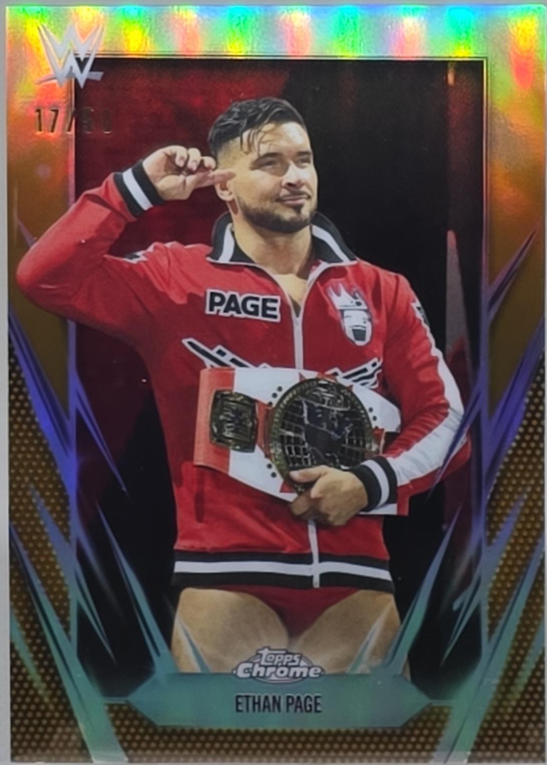 Ethan Page [Gold Refractor] #133