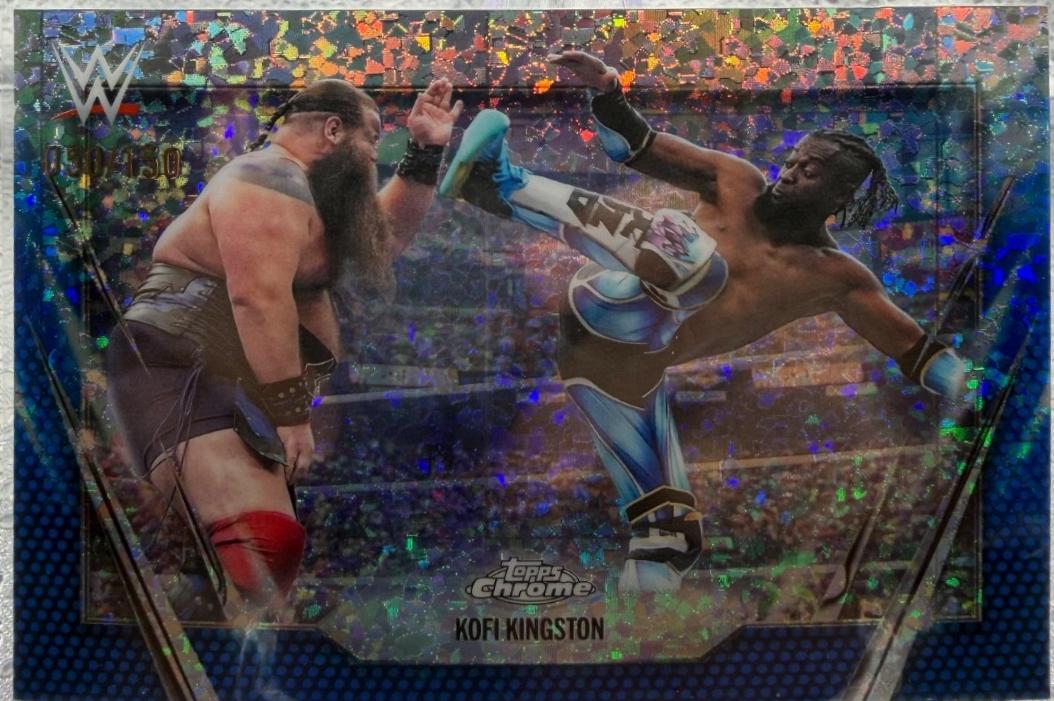 Kofi Kingston [Blue Mini Diamond Refractor] #166