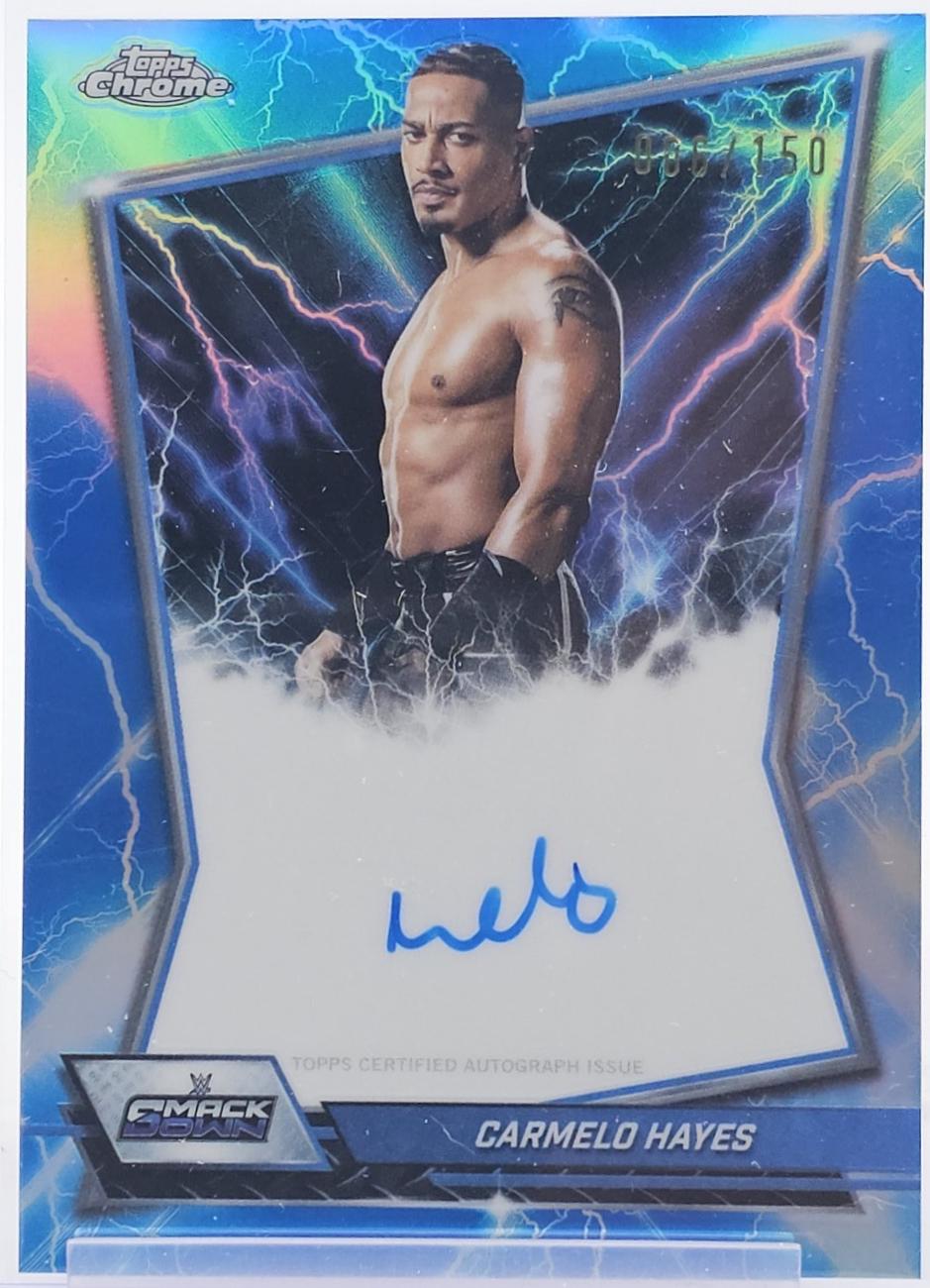 Carmelo Hayes [Blue Refractor] #BBA-CAR