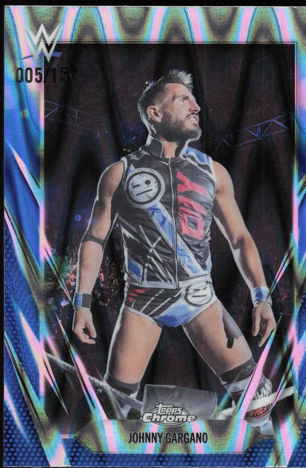 Johnny Gargano [Blue RayWave Refractor] #15
