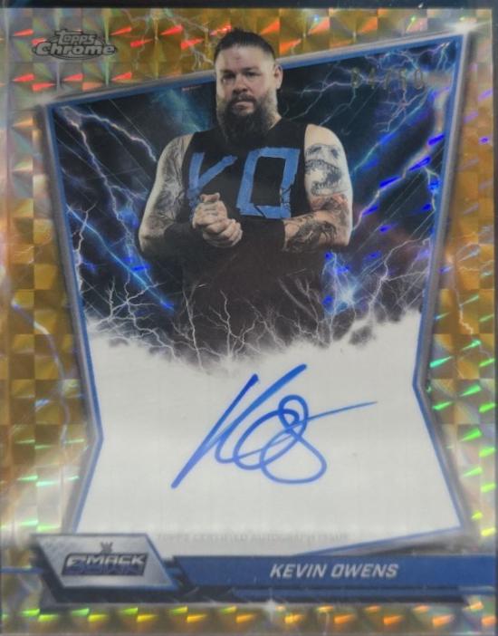 Kevin Owens [Gold Geometric Refractor] #BBA-KEV
