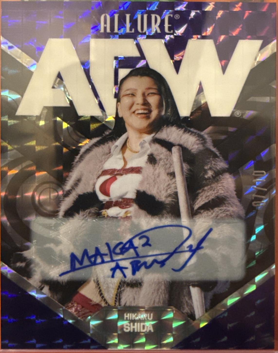 Hikaru Shida [Purple Diamond Autograph] #61